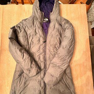 North Face Insulated Gotham Parka, Grey, Large